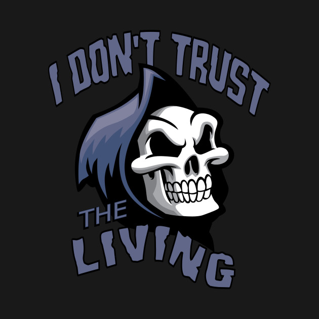 The Grim Reaper says: C'est la vie. and he shrugs. halloween tee