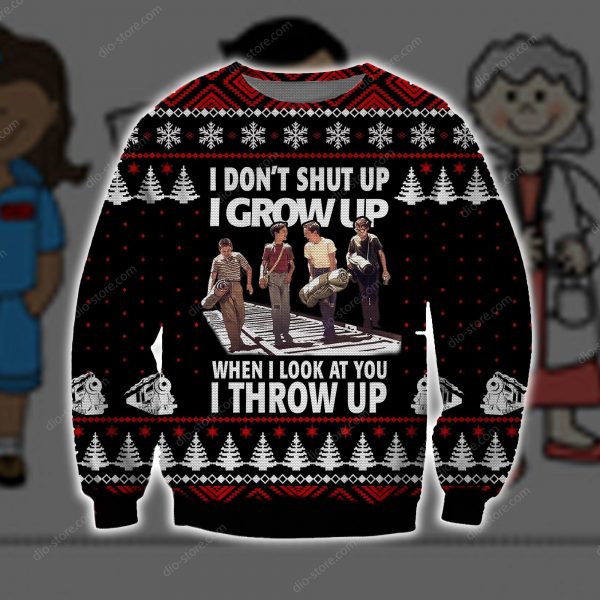I Grow Up I Throw Up 3D Print Ugly Christmas Sweatshirt