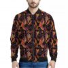 Indian Tribal Dream Catcher Print Bomber Jacket