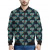 Indian Tribal Elephant Pattern Print Bomber Jacket
