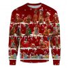 Irish Setter Snow Christmas Ugly Christmas Sweatshirt Animal Dog Cat Sweater Unisex