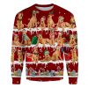 Irish Terrier Snow Christmas Ugly Christmas Sweatshirt Animal Dog Cat Sweater Unisex