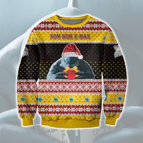 King Shark 3D All Over Printed Ugly Christmas Sweatshirt