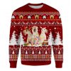 Lakeland Terrier Ugly Christmas Sweatshirt Animal Dog Cat Sweater Unisex