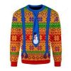 Lgbt With Tie Sweatshirt Ugly Christmas Sweater Xmas Gift - Colins Store