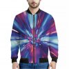 Lightspeed Vortex Print Bomber Jacket