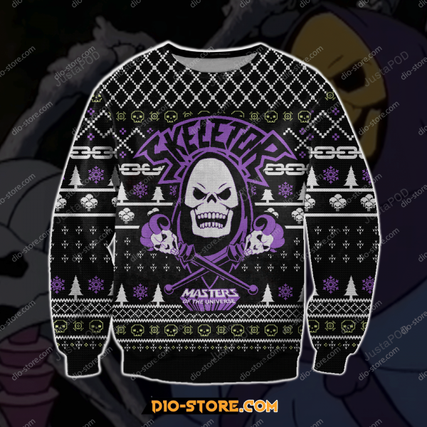 Masters Of The Universe Skeletor 3D Print Sweatshirt Ugly Christmas Sweater Xmas Gift - Colins Store