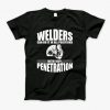 Mens Welders Can Do It In All Positions Funny Welding T-Shirt