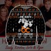Merry Chrismukka Knitting Pattern 3D Print Ugly Christmas Sweatshirt