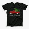 Merry Christmas Vintage Classic Truck T-Shirt
