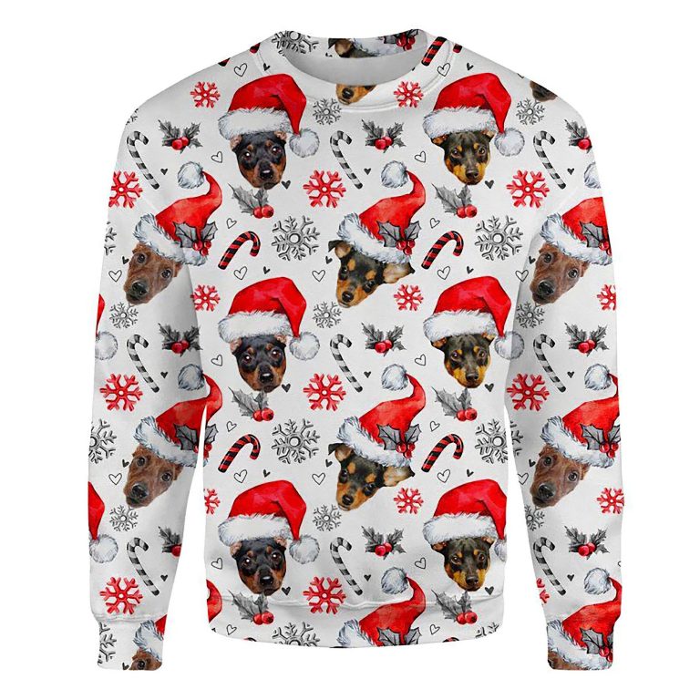 Miniature Pinscher Xmas Decor Ugly Christmas Sweatshirt Animal Dog Cat Sweater Unisex