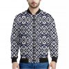 Native Indian Navajo Pattern Print Bomber Jacket