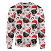 Newfoundland Xmas Decor Ugly Christmas Sweatshirt Animal Dog Cat Sweater Unisex