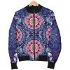 Ornamental Paisley Mandala Print Bomber Jacket