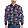 Paisley And Floral Pattern Print Bomber Jacket