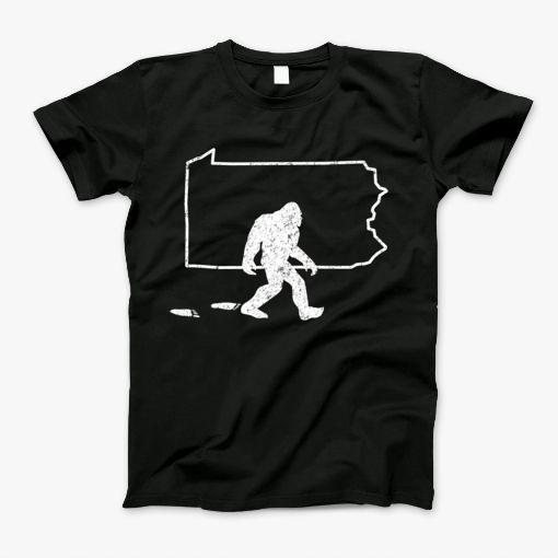 Pennsylvania State Pride Vintage Bigfoot T-Shirt