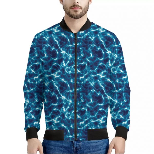 Plasma Energy Print Bomber Jacket
