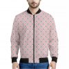 Polar Bear Reading Book Pattern Print Bomber Jacket