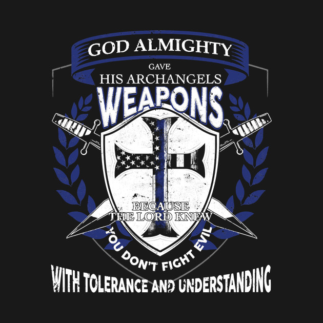 Police God Almighty Becoming A Police Officer Shirt Prayer T-Shirt ...