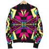 Psychedelic Ethnic Trippy Print Bomber Jacket