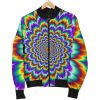 Psychedelic Expansion Optical Illusion Bomber Jacket
