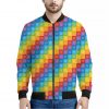 Reiki And The 7 Chakras Pattern Print Bomber Jacket