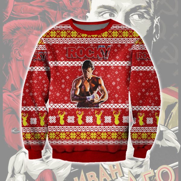 Rocky Iv 3D All Over Printed Ugly Sweatshirt