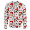 Rough Collie Xmas Decor Ugly Christmas Sweatshirt Animal Dog Cat Sweater Unisex