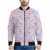 Sakura Cherry Blossom Pattern Print Bomber Jacket