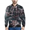 Scary Zombie Hands Print Bomber Jacket