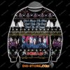 Scream 1996 3D Print Knitting Pattern Ugly Christmas Sweatshirt