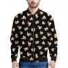 Shih Tzu Puppy Pattern Print Bomber Jacket