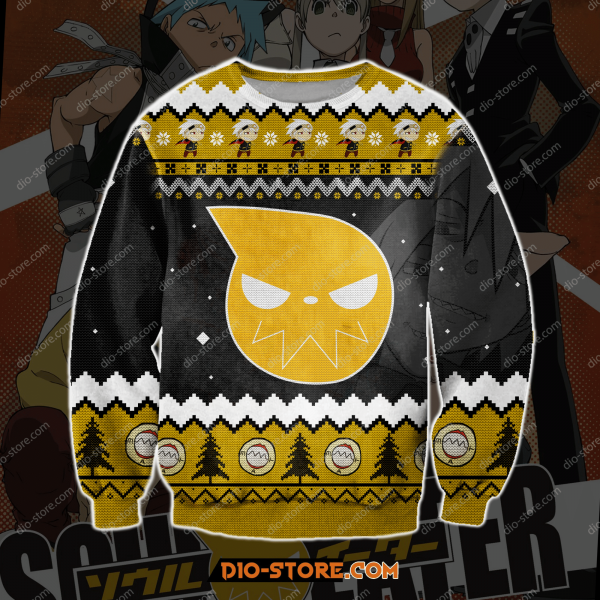Soul Eater 3D All Over Printed Ugly Christmas Sweatshirt