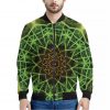 Sparkle Kaleidoscope Print Bomber Jacket