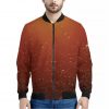 Sparkling Cola Print Bomber Jacket