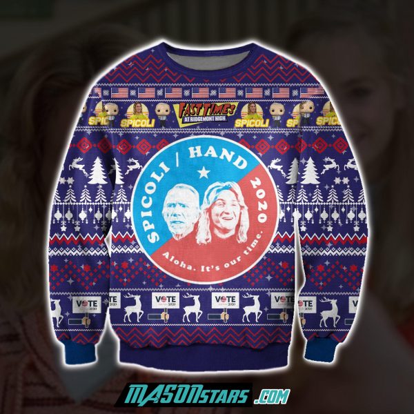 Spicoli 2020 Aloha It'S Our Time 3D Print Ugly Sweatshirt