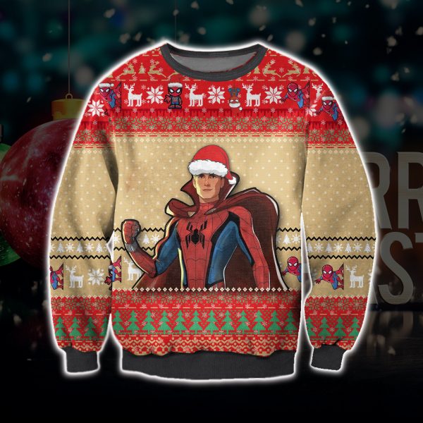 Spider-Man 3D All Over Printed Ugly Christmas Sweatshirt