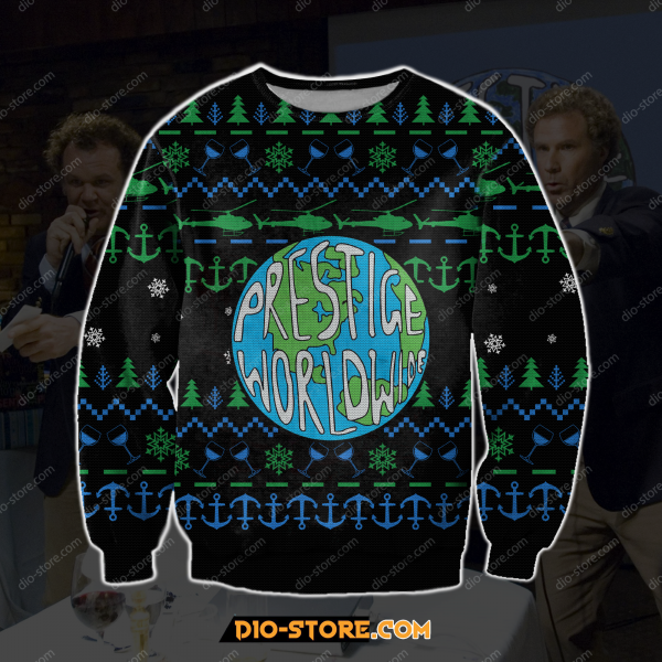 Step Brothers 3D Print Ugly Christmas Sweatshirt