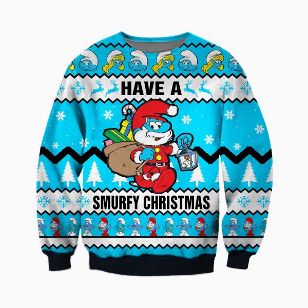 Stitch Knitting Pattern 3D Print Ugly Christmas Sweatshirt