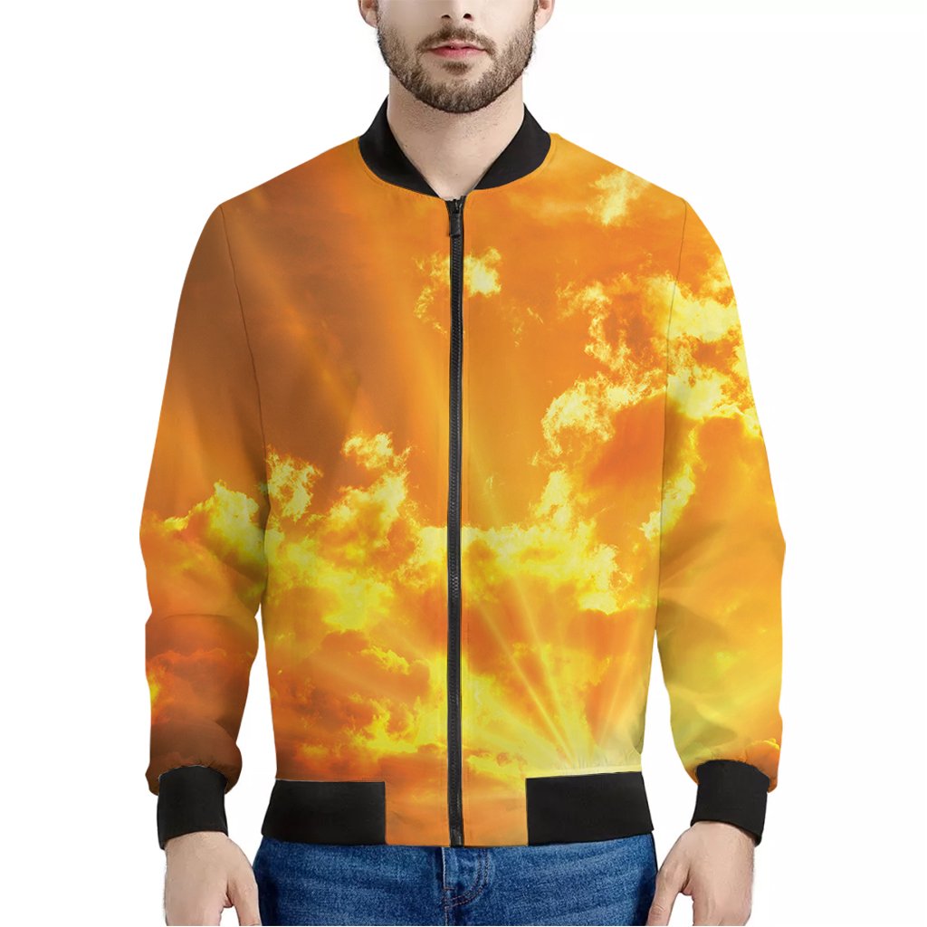 Sunrise Sky Print Bomber Jacket – Choose Your Style With Us