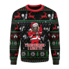 Sweatshirt Thor Drinking Beer Ugly Christmas 3D