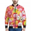 Sweet Gummy Print Bomber Jacket