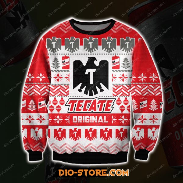 Tecate Beer 3D All Over Print Ugly Christmas Sweatshirt 1