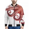 Tentacles Of Octopus Print Bomber Jacket