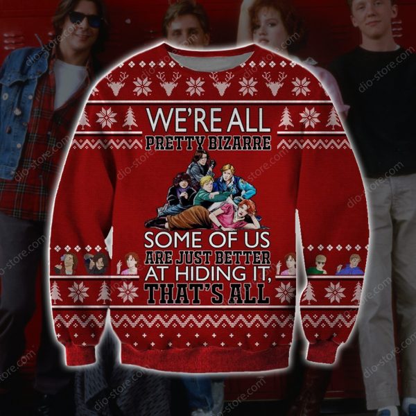 The Breakfast Club 3D All Over Printed Ugly Christmas Sweatshirt