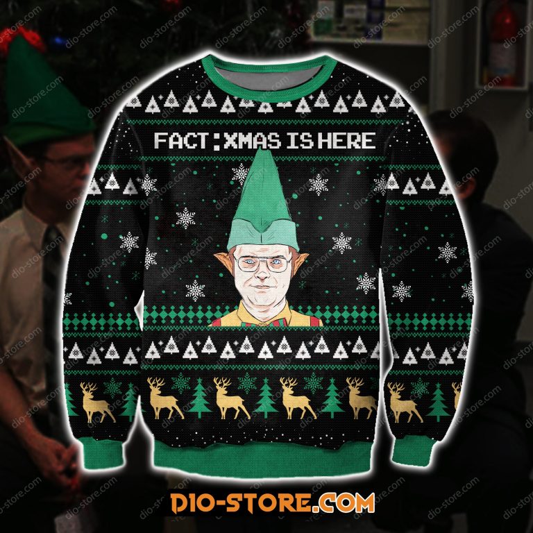 The Office Dwight Christmas 3D Print Ugly Sweatshirt