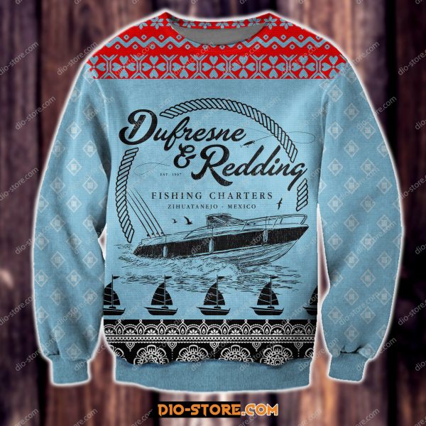 The Shawshank Redemption 3D Print Ugly Christmas Sweatshirt
