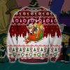 The Simpsons Knitting Pattern 3D Print Ugly Christmas Sweatshirt