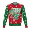 Tree Rex - Tree Dinosaur Funny 3D Ugly Christmas Holiday Sweater Style Fashion Sweatshirt