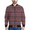 Tribal Ethnic Pattern Print Bomber Jacket